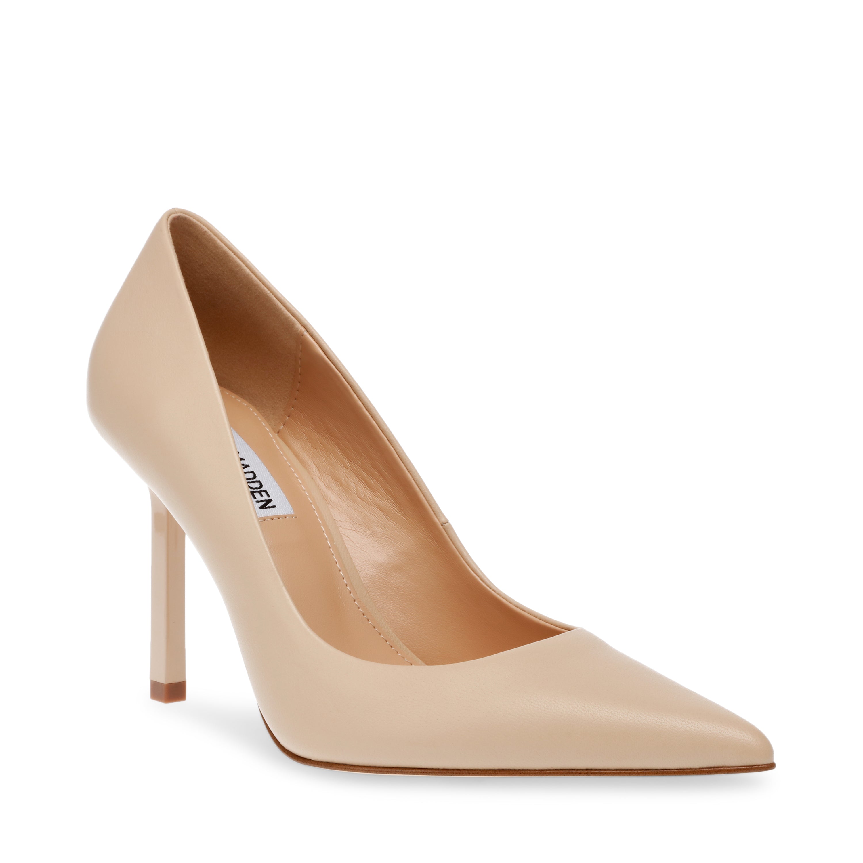 Escarpins classiques en cuir beige