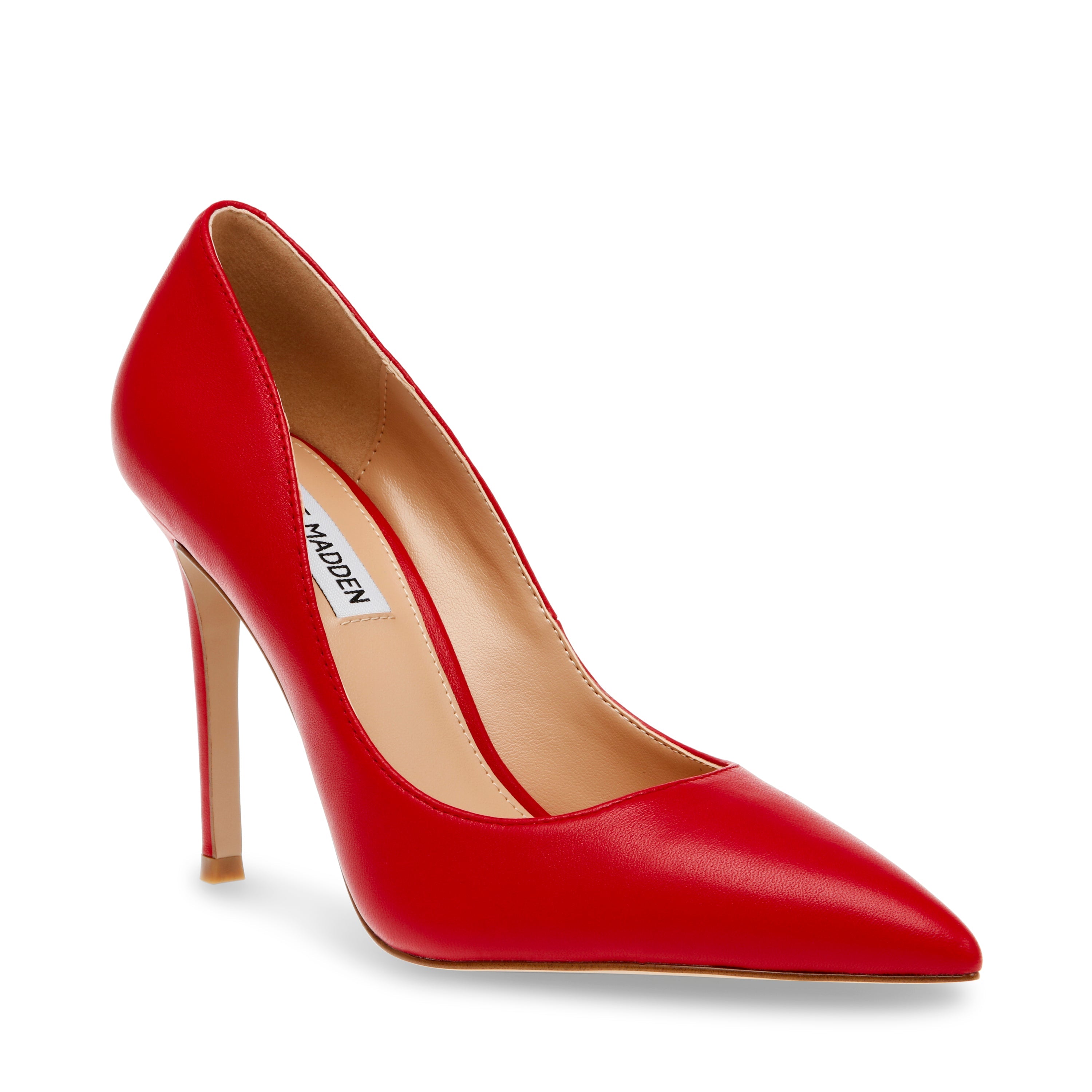Escarpins Evelyn-E en cuir rouge