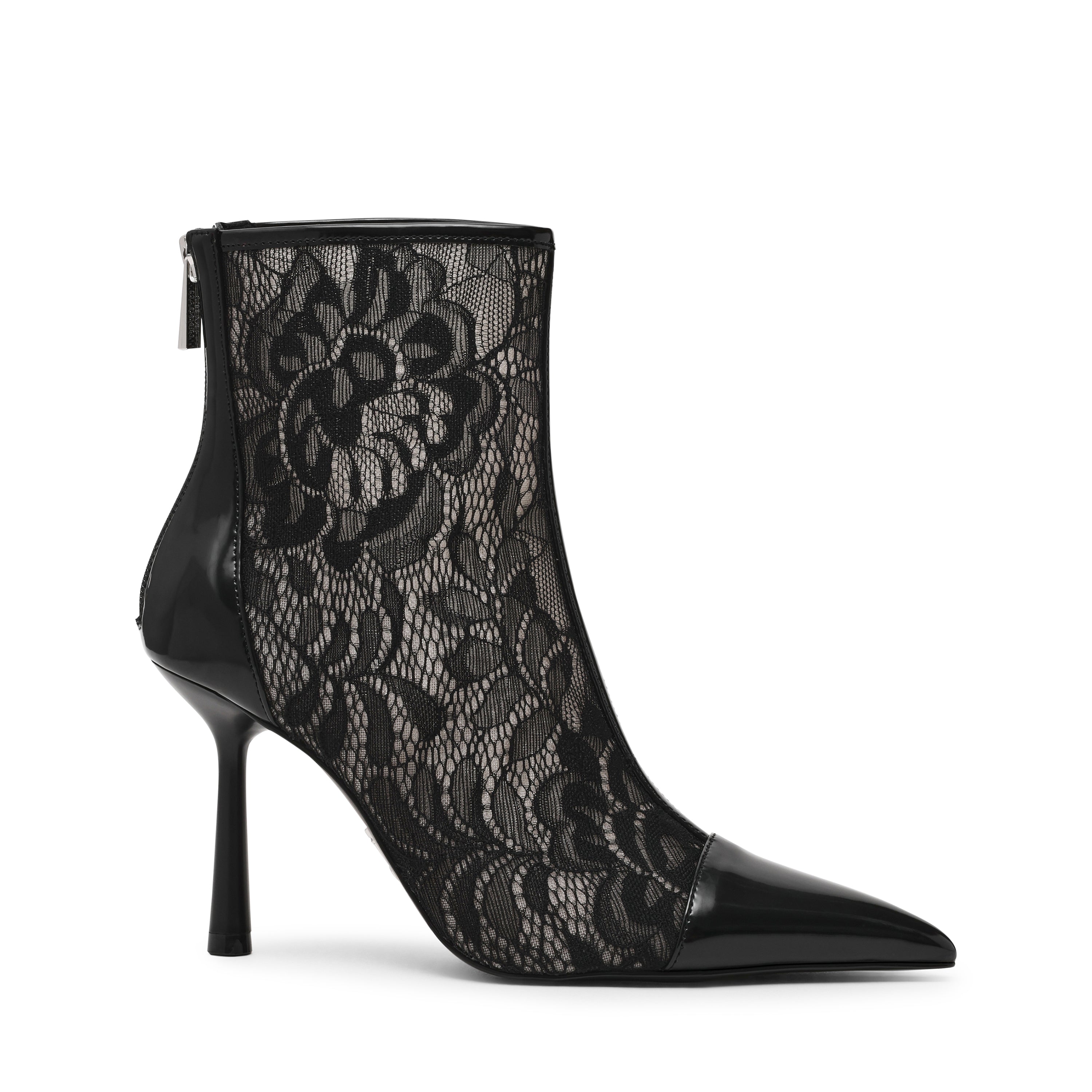 Bottines Arlette-L en dentelle noire