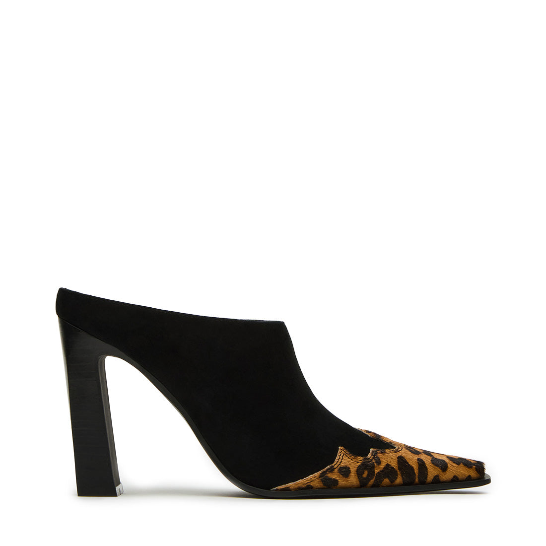 Mule Houston-H en daim noir